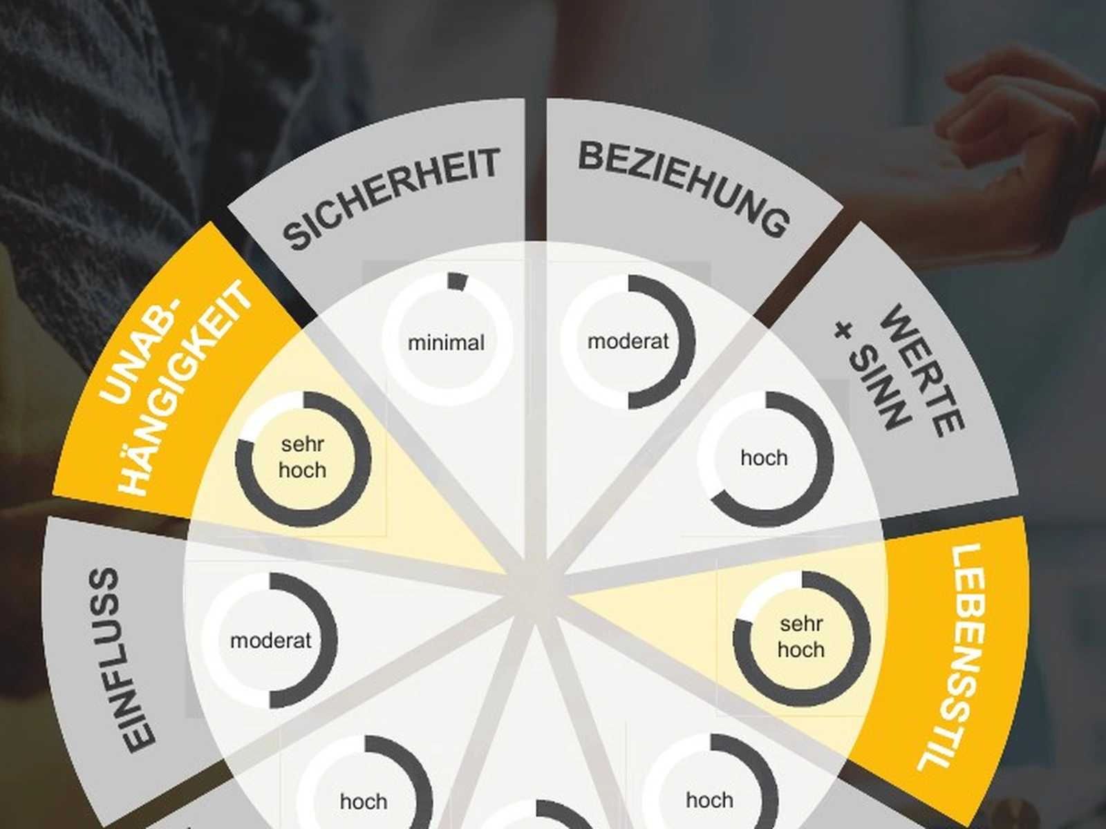 Ausschnitt einer anonymisierten Auswertung zu Motiven.